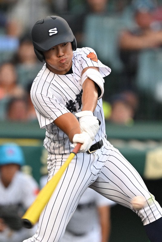花巻東ー滋賀学園（2回戦）全国高校野球2024 夏の甲子園 [写真特集1/7