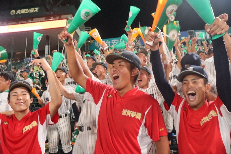 全国高校野球 2回戦 滋賀学園、花巻東破る 続く躍進、スタンド歓喜