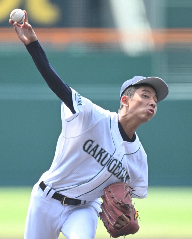 岡山学芸館・丹羽「きれいなマウンドに立てて最高」 夏の甲子園 | 毎日新聞