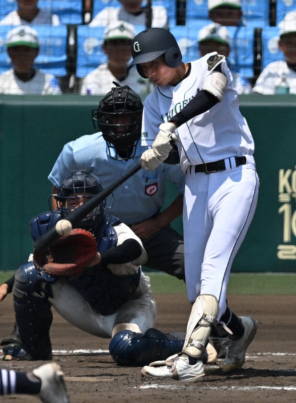 岡山学芸館ー掛川西（2回戦）全国高校野球2024 夏の甲子園 [写真特集1