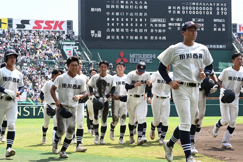 全国高校野球 本塁遠く 掛川西惜敗 攻め続け、最後まで粘り ／静岡