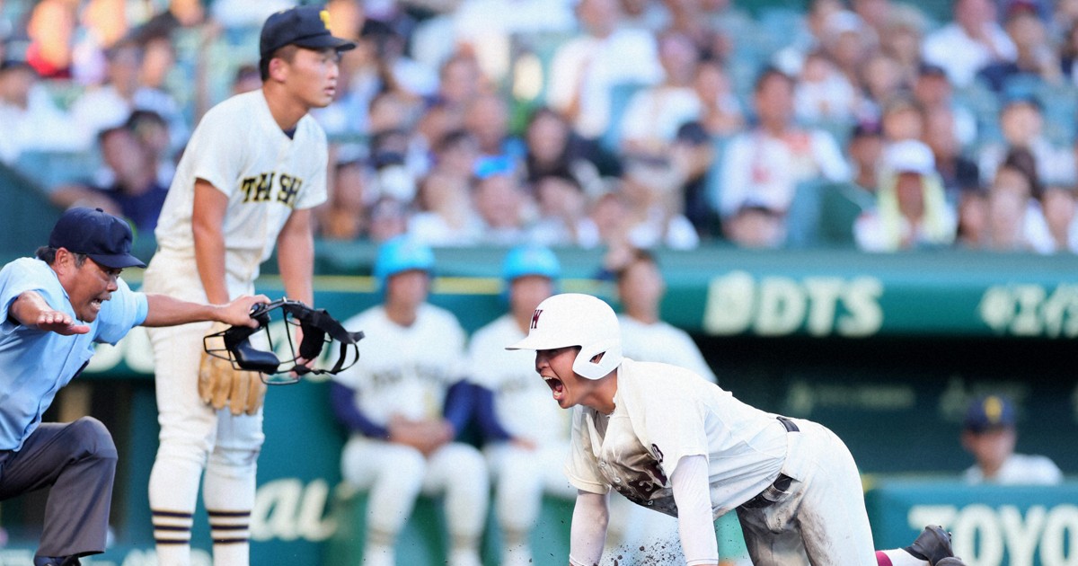 痛恨の失策にスタンドから励ましの拍手 大社の選手に 夏の甲子園