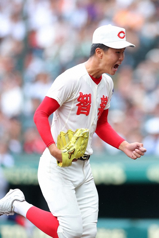 京都国際ー智弁学園（準々決勝）全国高校野球2024 夏の甲子園 [写真