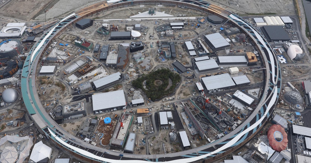 大阪　関西万博　ジグソーパズル　大屋根リング　パズル　大屋根　リング 大屋根リング】初の全周ライトアップ／[The Grand Ring] First