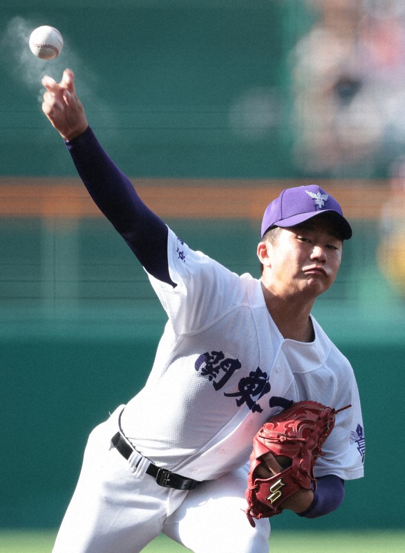 神村学園ー関東一（準決勝）全国高校野球2024 夏の甲子園 [写真
