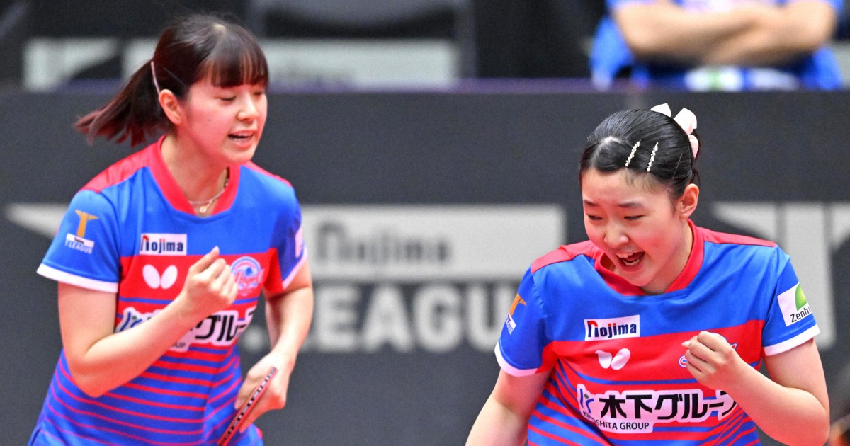 卓球Tリーグ女子 木下アビエル神奈川が勝利 [写真特集1/21