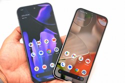 グーグルが8月22日に発売したPixel 9（右）とPixel 9 Pro XL＝記事中の写真はすべて筆者提供