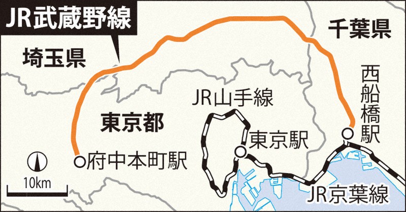 武蔵野線、もう風に弱くない 開業50年…そろそろ汚名返上 ／埼玉 | 毎日新聞