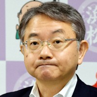 中野祐介市長＝浜松市役所で2024年8月29日午前11時8分、山田英之撮影