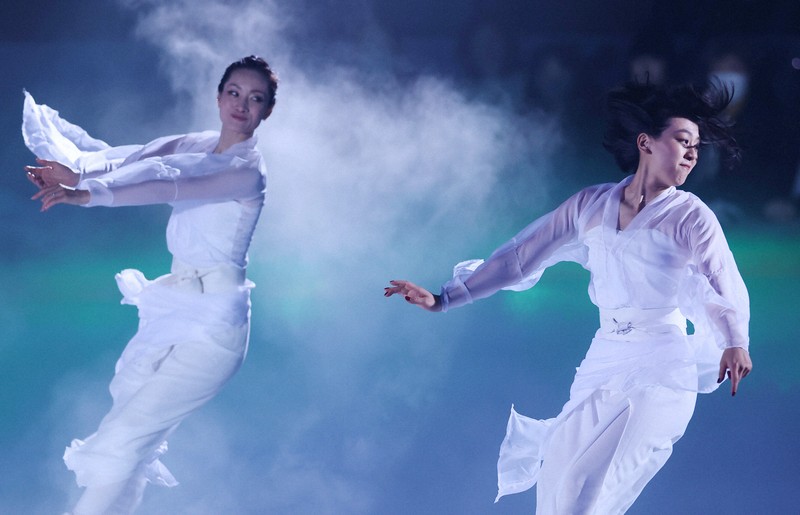 浅田真央さんが初登場 「フレンズ・オン・アイス」の公開リハーサル