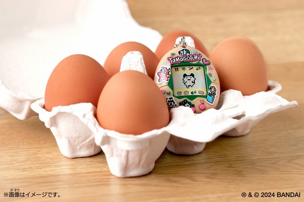 BANDAI - eggs Japan Digital pet Tamagotchi made of recycled eggshell unveiled at