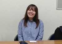 Eri Nakaya, who is working towards the realization of same-sex marriage, is seen in Sapporo, Hokkaido, on Aug. 8, 2024. Nakaya also responds to consultations from young people belonging to sexual minorities. (Mainichi/Kazumi Kitamura)
