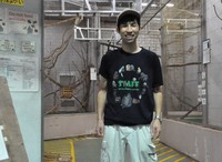 Akiyuki Takada, a zookeeper at the Japan Monkey Centre, is seen in Inuyama, Aichi Prefecture, on Aug. 29, 2024. (Mainichi/Richi Tanaka)