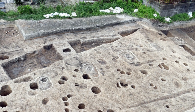 掘立柱建物跡を発見 弥生後期前半、土器や石器も 中沢遺跡 栗東 ／滋賀
