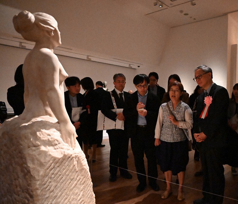 甘露水」初の里帰り 台湾人彫刻家の黄土水展 母校・東京芸大に10作品