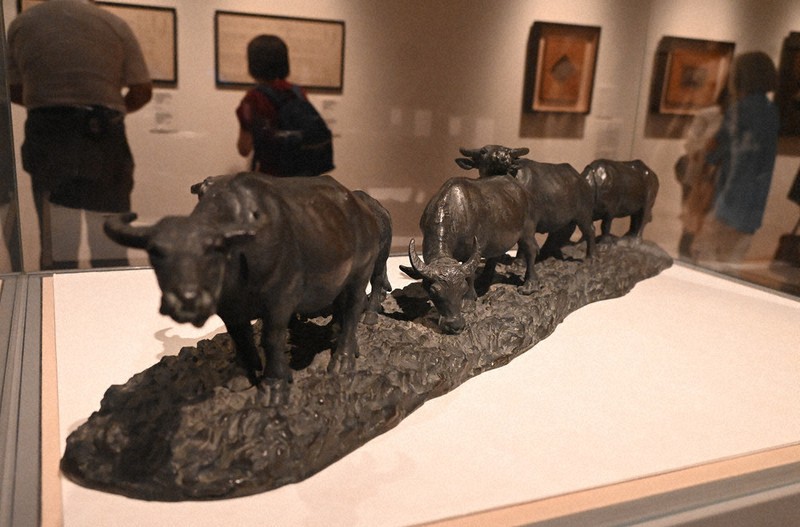 甘露水」初の里帰り 台湾人彫刻家の黄土水展 母校・東京芸大に10作品