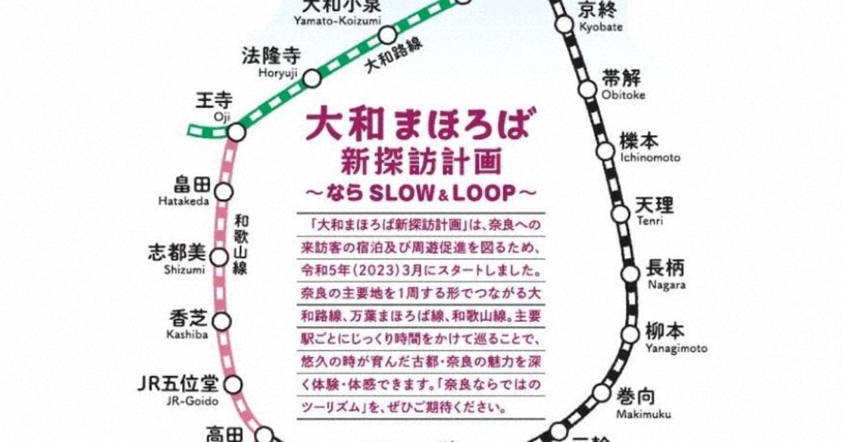 実は奈良にも「JR環状線」? 大和路ぐるり、郊外の魅力PRへ