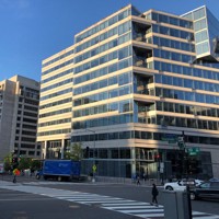 米ワシントンにあるIMF（国際通貨基金）本部＝2021年10月30日、中井正裕撮影
