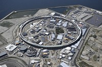 The Expo 2025 Osaka, Kansai, Japan venue under construction, with the giant wooden roof called the "Grand Ring," is seen on Yumeshima island in Osaka's Konohana Ward in this photo taken from a Mainichi Shimbun helicopter on Sept. 12, 2024. (Mainichi)