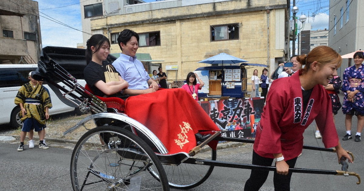太田の街を巡る、人力車の乗車会 東京・浅草の観光会社 ／群馬 | 毎日新聞