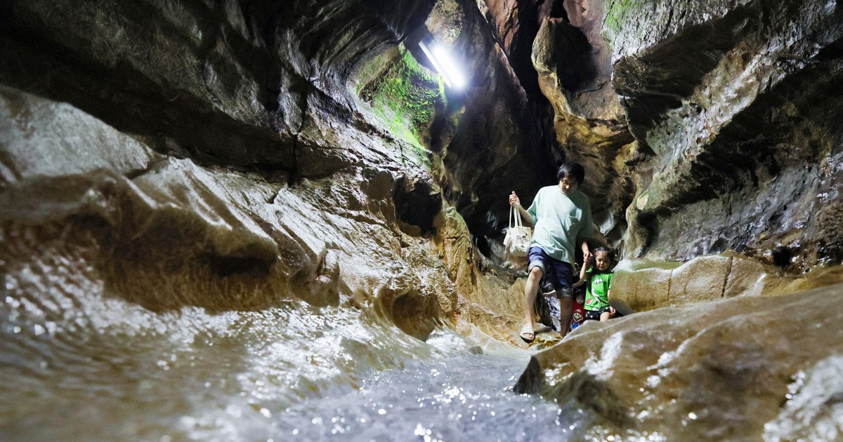 Easy Japanese news in translation: Limestone cave in Fukuoka