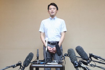 兵庫県知事の不信任案、19日提出へ 可決は確実、辞職か議会解散か