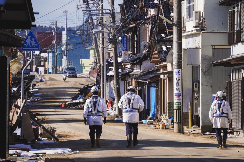 津波でカメラ水没もデータ復元 被災前後の能登の記録、東京で写真展