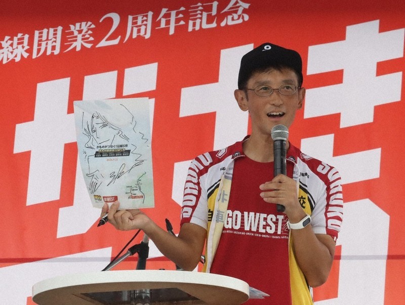 西九州新幹線開業2周年記念トークショー 「弱虫ペダル」作者・渡辺さん