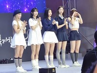 Popular idol group Illit is seen at the Japanese-South Korean cultural festival in Seoul on Sept. 22, 2024. (Mainichi/Motomi Kusakabe)=Click/tap photo for more images.