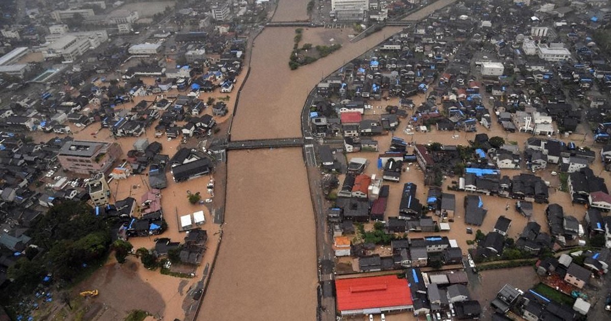 毎小ニュース：災害 石川県で豪雨 川あふれ浸水被害 | 毎日新聞