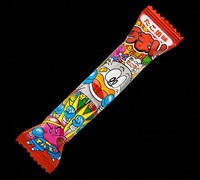 Umaibo's "takoyaki" (octopus ball) flavored snack is seen in this photo provided by Yaokin Co.