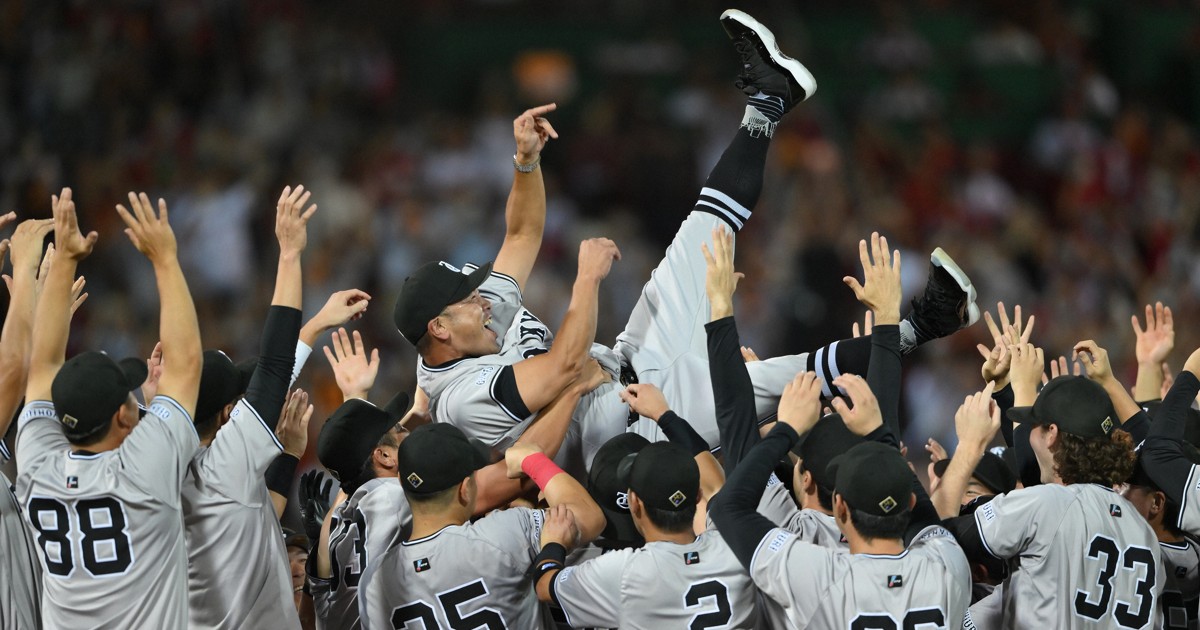 巨人が4年ぶり優勝 プロ野球セ・リーグ [写真特集1/15] | 毎日新聞