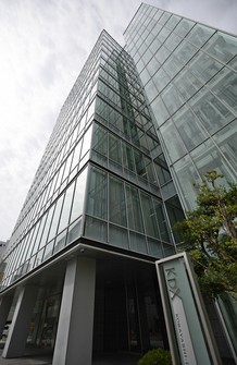 This photo taken on April 6, 2024, shows the building that houses Kobayashi Pharmaceutical Co.'s headquarters in Osaka. (Mainichi)