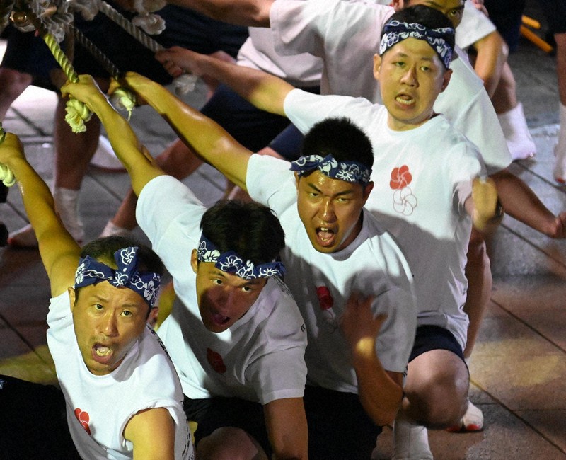 長崎くんち2024：／3 麹屋町 川船 初参加、表情にも勢い 根曳の