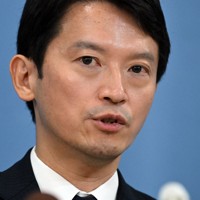 斎藤元彦氏＝神戸市中央区で2024年9月26日、大西岳彦撮影