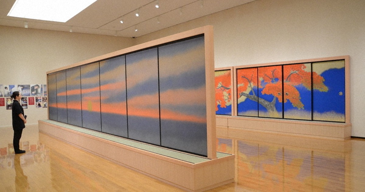 大山忠作襖絵、二本松に「里帰り」 美術館開館15周年 きょうから展示