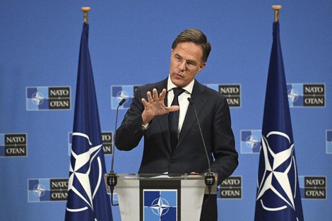 The new NATO Secretary General Mark Rutte speaks during a press conference at NATO headquarters in Brussels, Belgium, on Oct. 1, 2024. (AP Photo/Harry Nakos)