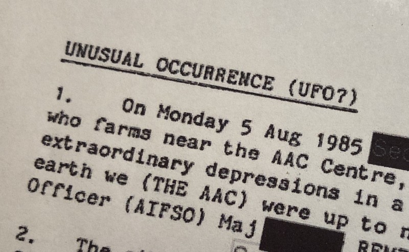 公文書で巡る英国史：軍の公文書に「UFO?」 謎めく「ミステリー