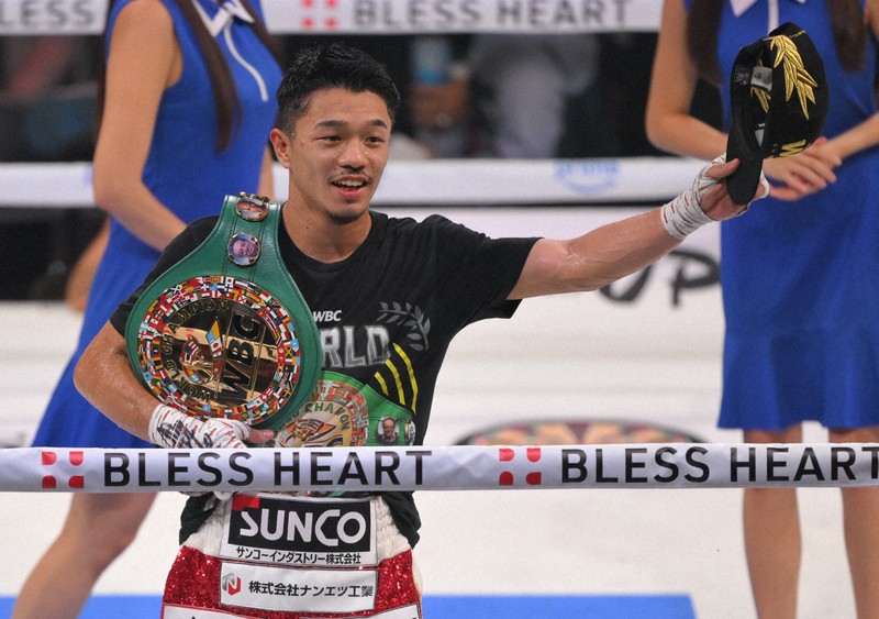 ボクシング☆中谷潤人 6.8 王座統一戦 限定 半袖Tシャツ 黒 XL ボクシング