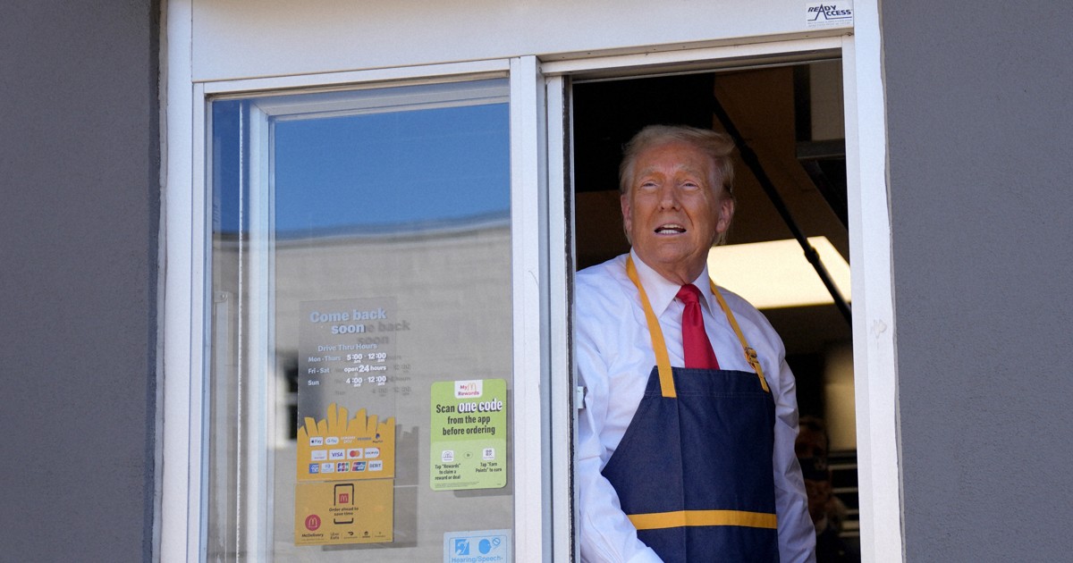 米マクドナルド「どの候補も支持せず」 トランプ氏バイト体験で釈明