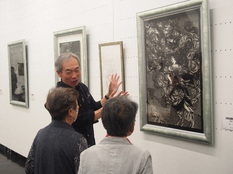 繊細かつ精巧 絵画のよう 横浜の切り絵作家、倪瑞良さん 岡山・27日