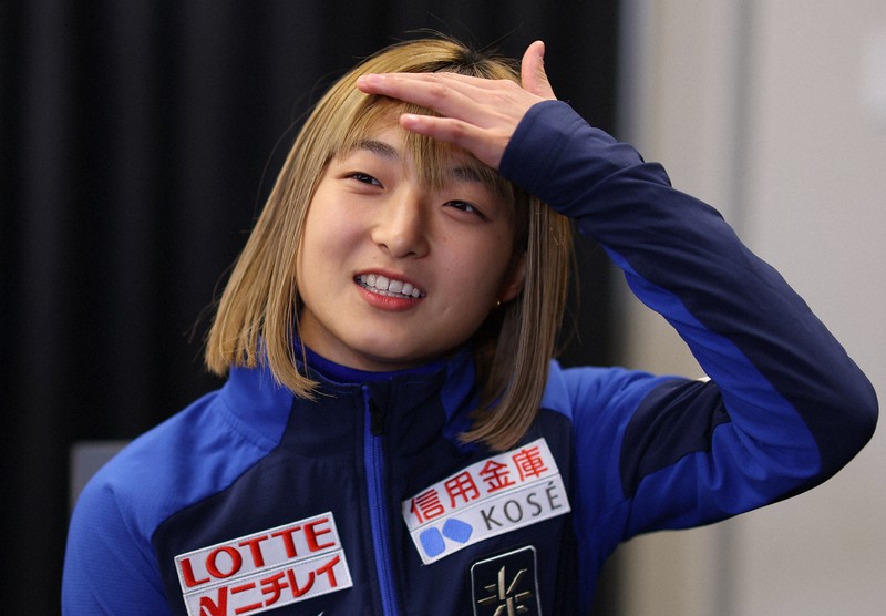 リンクサイド：坂本花織 「シカゴはチャンピオンに向いてる曲と…」 GP