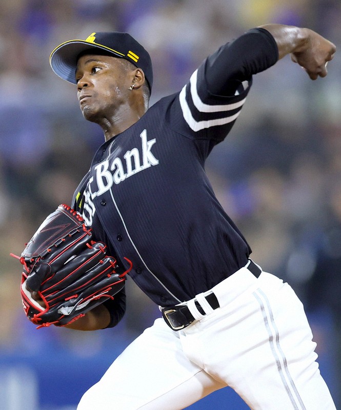 日本シリーズでは初の先発 最優秀防御率のソフトバンク・モイネロ