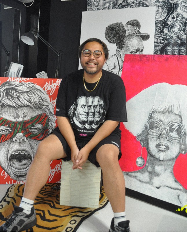 山陰・山陽この人：広島市 「一筆書き」アーティスト BOBartworkさん