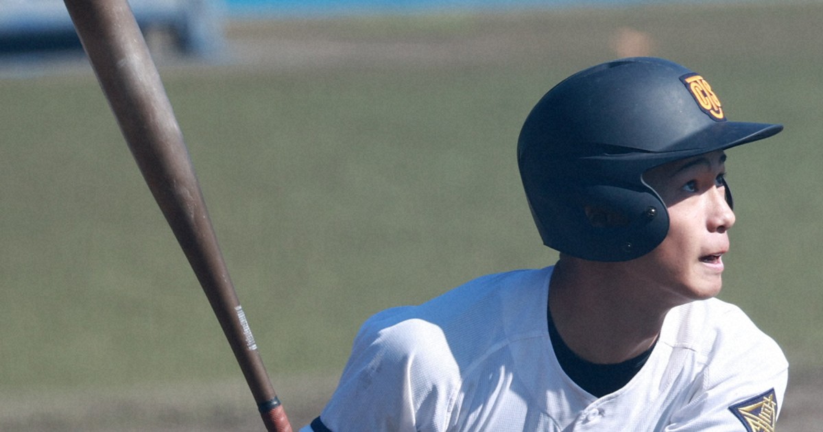 高松商・橘選手「素振り通りに…」 公式戦初本塁打→2打席連続 | 毎日新聞