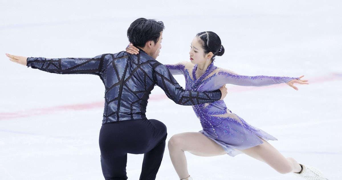 ペアは長岡柚奈、森口澄士組が優勝 フィギュア西日本選手権 [写真特集1