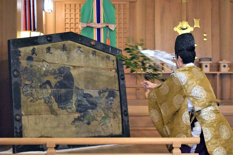 大震災の傷、伝える絵馬 文化財の復元祝う 西宮神社 ／兵庫 | 毎日新聞
