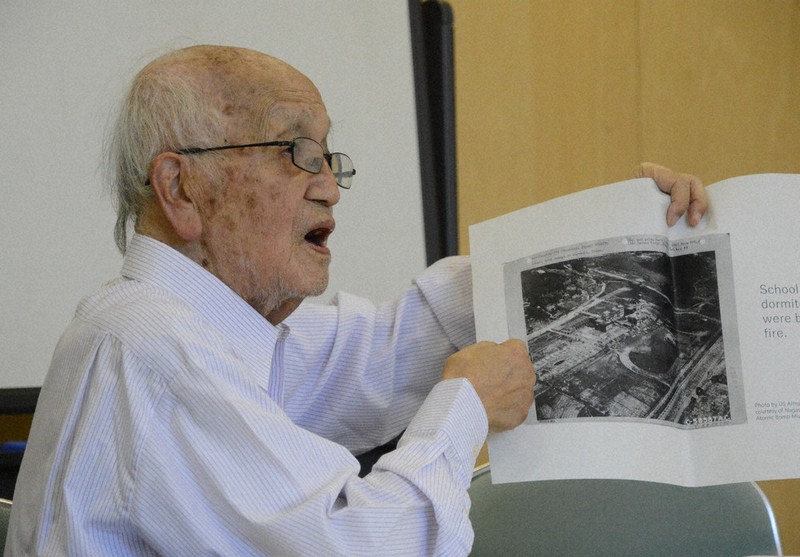 97歳被爆者「この言葉忘れないで」パキスタンなどの外交官に体験談