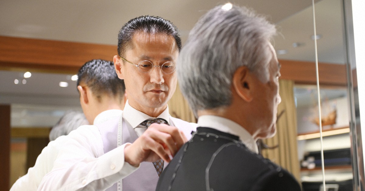 私の推シゴト：田中角栄元首相、本田宗一郎氏も 「オーダースーツ」の