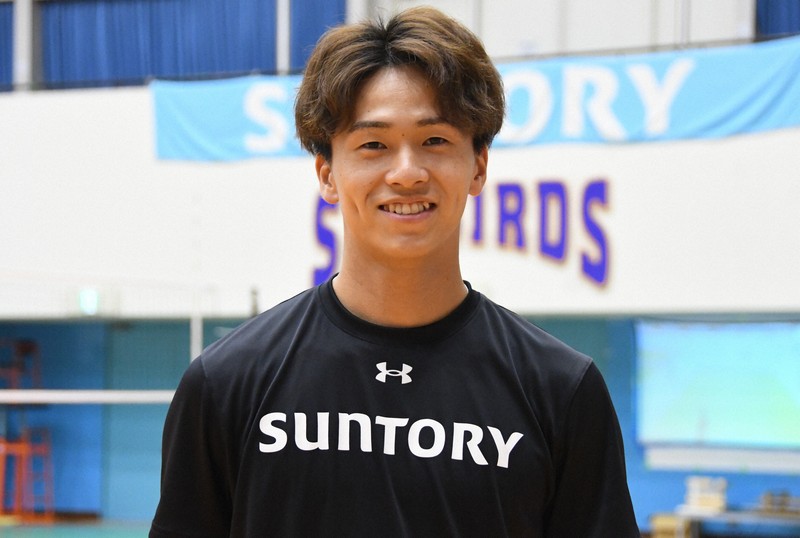 バレーボールSVリーグ男子 サントリー・藤中颯志選手 [写真特集1/8